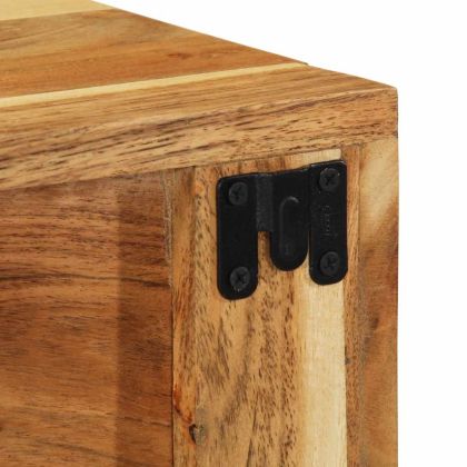 Стенен шкаф за телевизор 60x30x19 cm Масивна дървесина Акация