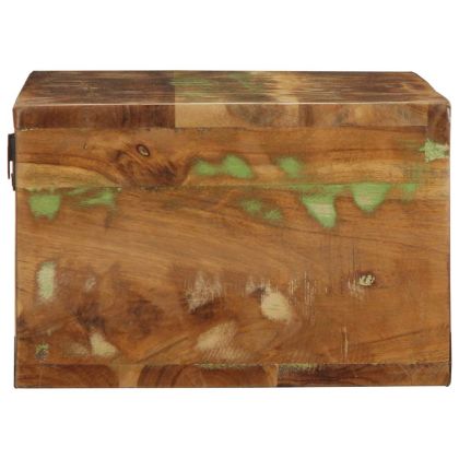 Стенен шкаф за телевизор Масивна дървесина Възстановена