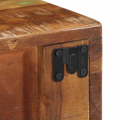 Стенен шкаф за телевизор Масивна дървесина Възстановена