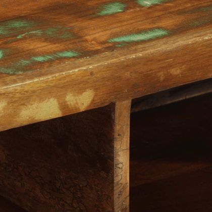 Стенен шкаф за телевизор Масивна дървесина Възстановена