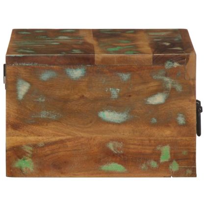 Стенни нощни шкафове 2 бр. масивна дървесина възстановена