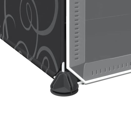 Органайзер за съхранение на кубчета с 9 кубчета и вратички