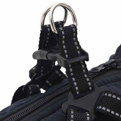 Кучешко палто ремък Водоустойчиво светлоотразително морско L36