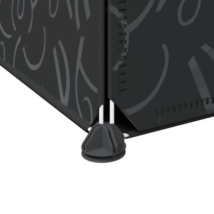 Органайзер за съхранение на кубчета с 12кубчета и висящи пръчки