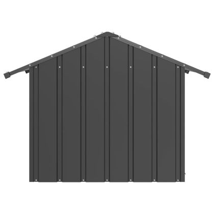 Къща за кучета с покрив 85x107x81 cm Поцинкована стомана