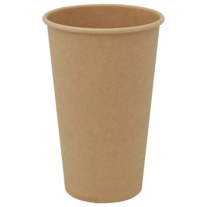 Хартиени чаши за кафе 1000 бр. 16oz 400ml Кафяво