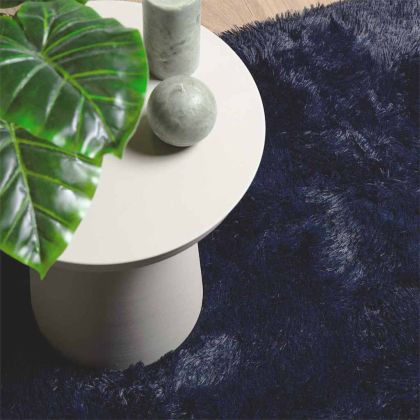 Шаги килим с дълъг косъм, NAVARRA, тъмносин, 200x290 см