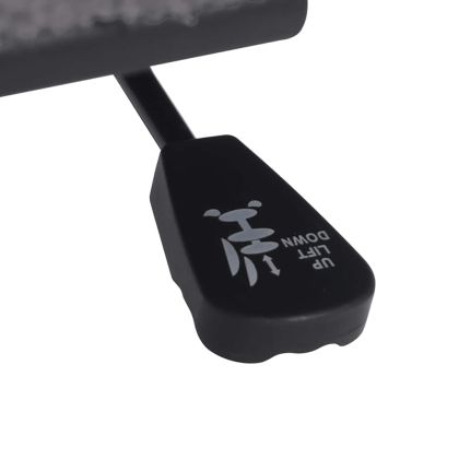 Въртящ се офис стол Тъмно сив къдрав вълнен плат