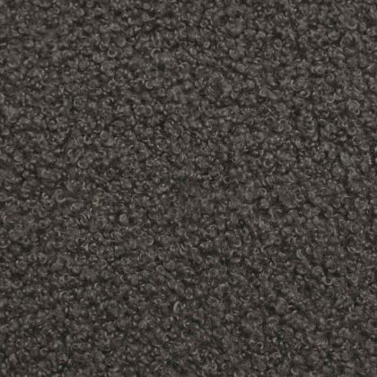 Въртящ се офис стол Тъмно сив къдрав вълнен плат