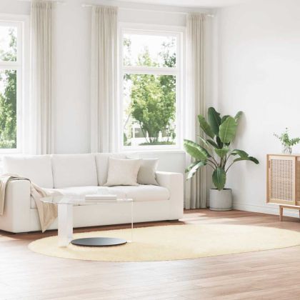 Шаги килим с дълъг косъм, NAVARRA, кремав, 300x200см, полиестер