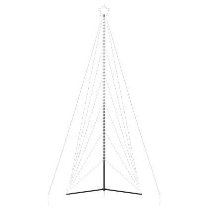 LED коледна елха 861 светодиода студено бяло 478 см