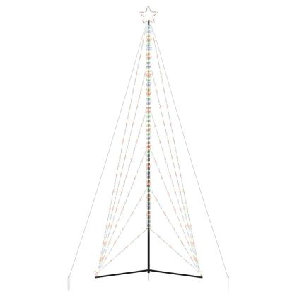 LED коледна елха 861 светодиода Цветни 478 см