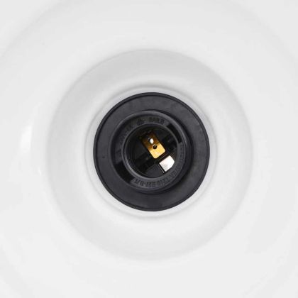 Висяща лампа Регулируема височина E27 Червен гланц Ø 31 cm