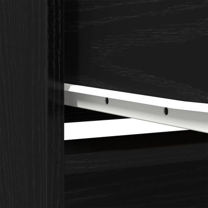 Висок шкаф, Черен дъб, 29,5x34x119,5 см инженерно дърво