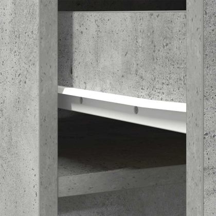 Висока дъска Concrete Grey 37,5x35x180 cm Инженерна дървесина