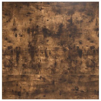 Масичка за кафе с чекмеджета опушен дъб 100x100x40 см