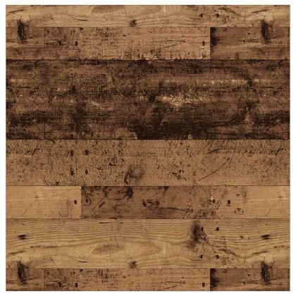 Масичка за кафе с чекмеджета, старо дърво 70,5x70x40 см