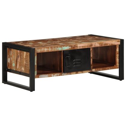 Масичка за кафе Multicolour Масивна дървесина Reclaimed