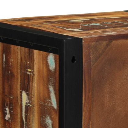 Нощно шкафче Multicolour Масивна дървесина Възстановена