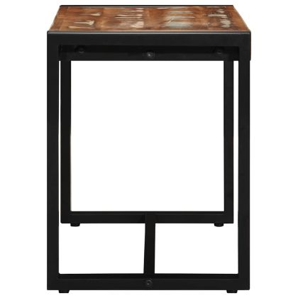 Пейка Multicolour 80x35x45 cm Масивна дървесина Възстановена