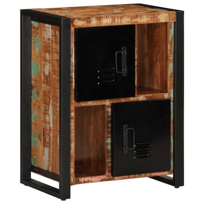 Бюфет Multicolour 55x35x70 cm Масивна дървесина Възстановена