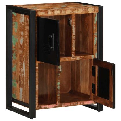 Бюфет Multicolour 55x35x70 cm Масивна дървесина Възстановена