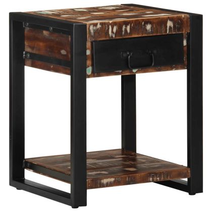 Странична маса Multicolour Масивна дървесина Reclaimed