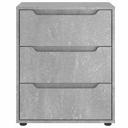 Бюфет "VISNES" Бетон сив 60x40x73 cm Инженерна дървесина