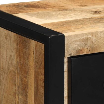 Нощно шкафче 40x35x40 cm Масивна груба дървесина Манго