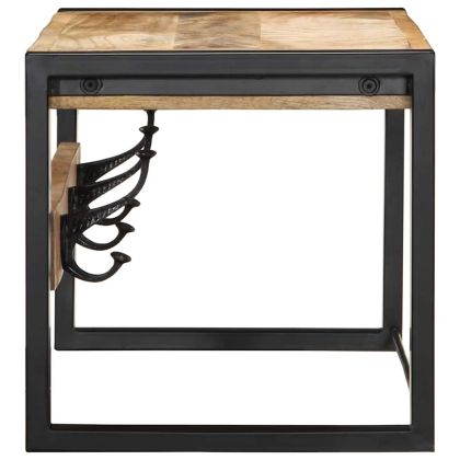 Закачалка за палта 80x35x35 cm Масивна груба дървесина Манго