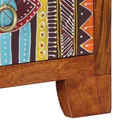 Нощно шкафче 35x35x45 cm масивна дървесина акация