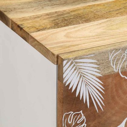 Нощни шкафчета 2 бр. 40x33,5x46 см Масивна дървесина Манго