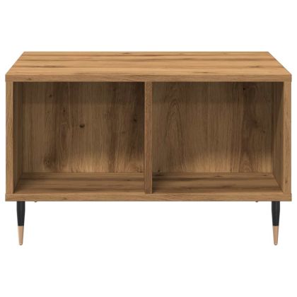 Кафе маса, дъб артизан, 60x50x36,5 см, инженерно дърво