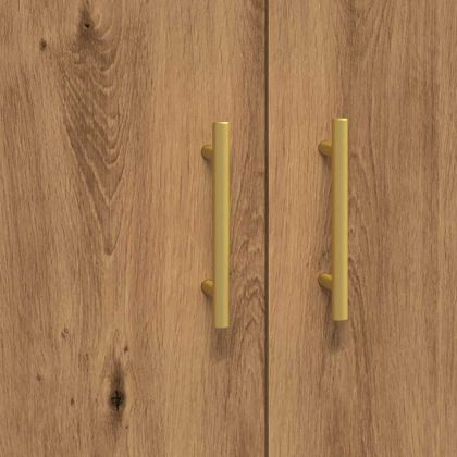 Сайдборд, дъб артизан, 69,5x34x90 см, инженерно дърво