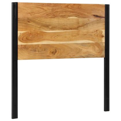 табла за глава 100 cm масивна дървесина акация и желязо