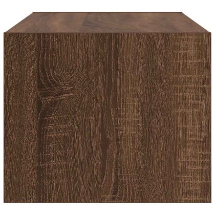 ТВ шкафове 2 бр Кафяв дъб 60x31x25,5 см инженерно дърво