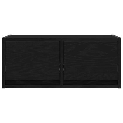 ТВ шкаф Черен дъб 60x31x25,5 cm Инженерна дървесина