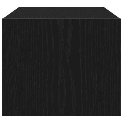 ТВ шкаф Черен дъб 60x31x25,5 cm Инженерна дървесина