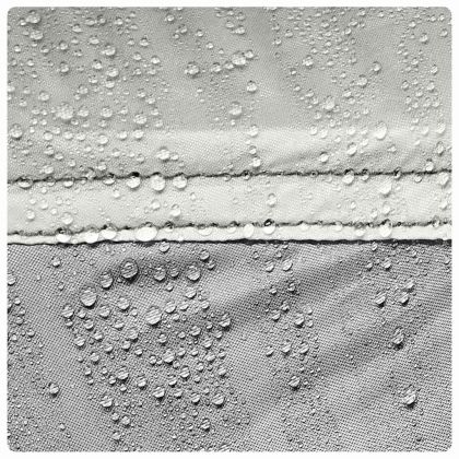 Шатра за басейн с подвижна муха & Мрежести стени Сива 510x510cm