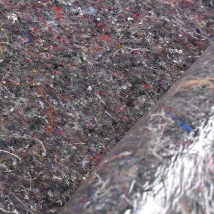 Неплъзгаща се поларна материя за бояджии 10 м 180 g/m² Сива