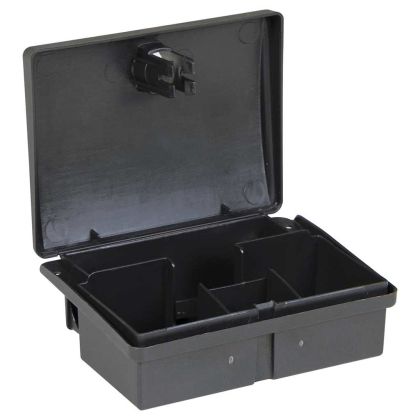 капани за мишки 10 бр. черни 13x10x4 cm