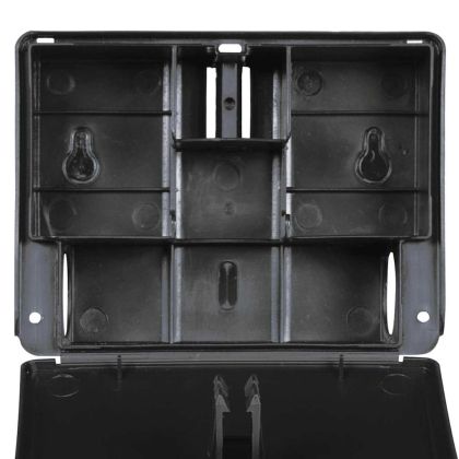 капани за мишки 10 бр. черни 13x10x4 cm