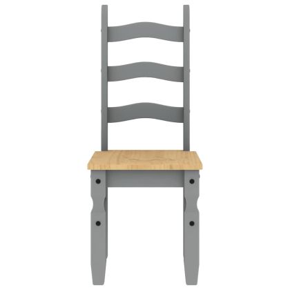 Трапезен комплект от 5 части Panama, сив бор масив