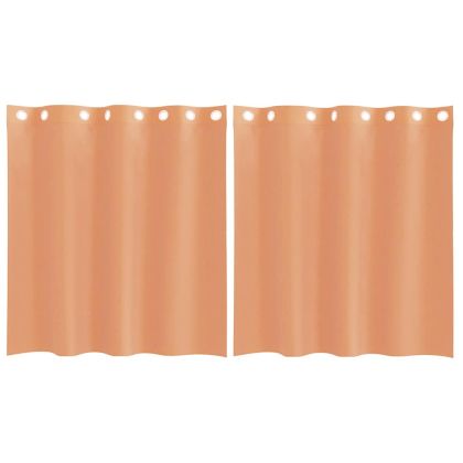 Пердета от воал с втулки, 2 бр, теракота