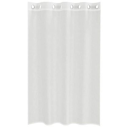 Пердета от воал с втулки, 2 бр, бяло