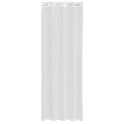 Пердета от воал с втулки, 2 бр, бяло