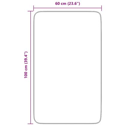 Шаги килим с дълъг косъм, NAVARRA, Бежов, 60x100 см, полиестер