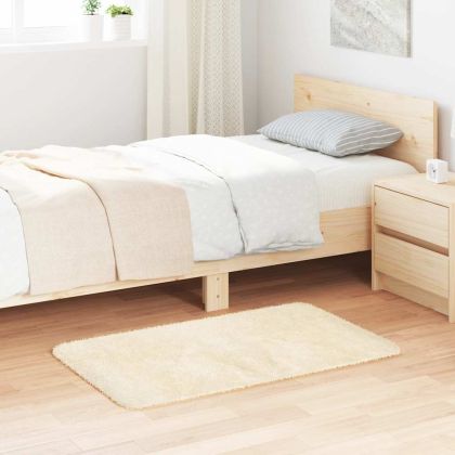 Шаги килим с дълъг косъм, NAVARRA, кремав, 60x100 см, полиестер