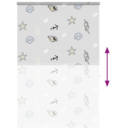 Ролетна щора за душ с касета 160x240 см Ширина на плата 156 см