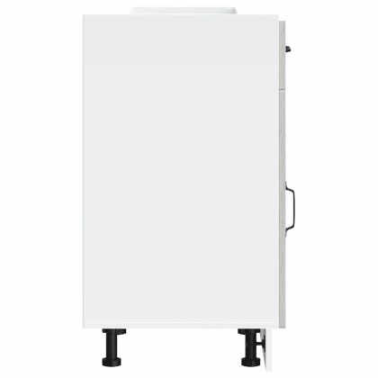 Кухненски шкаф, "Kalmar", сив сонома, инженерно дърво